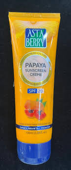 ASTA BERRY PAPAYA SUNSCREEN SPF20 100 G
