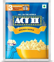 POPCORN GOLDEN SIZZLE 72G