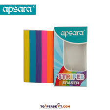 APSARA STRIPES ERASER 1N