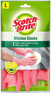 SCOTCH BRITE KITCHEN GLOVES L