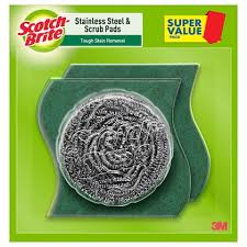 SCOTCH BRITE STAINLES SCRUB 2N
