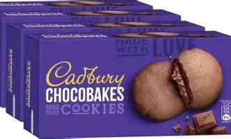 CADBURY CHOCOBAKES CHOC FILED COOKIES 18G