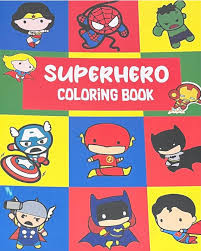 SUPERHERO COLOUR BOOK 1N