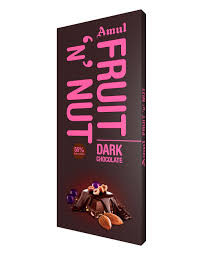 AMUL FRUIT NUT DARK CHOCOLATE 150G