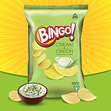 BINGO CREAM ONION CHIPS 45 G