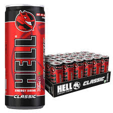 HELL CAFFEINATED ENERGY DRINK 250ML