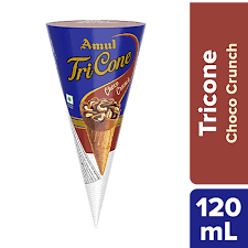 AMUL TRICONE CHOCO 120ML