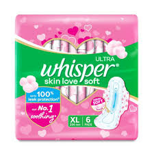 WHISPER SKIN LOVE XL 6 P