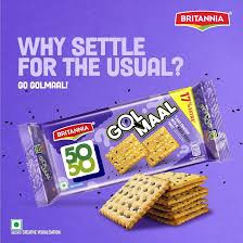 BRITANNIA 50 50 GOLMAL 170G