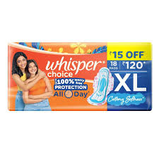 WHISPER CHOICE XL 18PADS