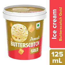 AMUL BUTTERSCOTCH GOLD 125 ML