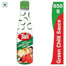 TOPS GREEN CHILLI SOUCE 650G