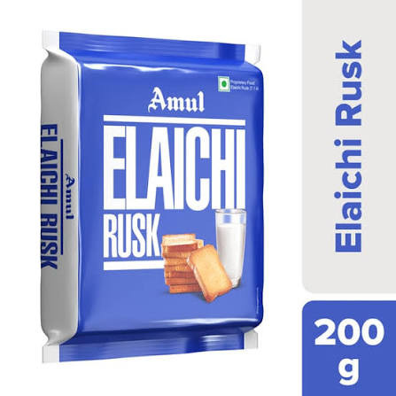 AMUL ELACHI RUSK 200G