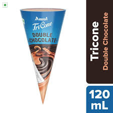 AMUL TRI CONE DOUBLE CHOCHOLATE