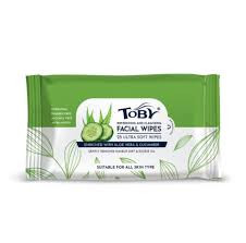 TOBY FACIAL WIPES 25N