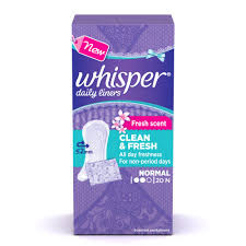 WHISPER DAILY LINERS 20N