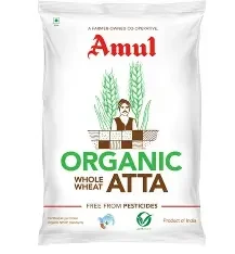 AMUL ORGANIC WHOLE ATTA 5KG