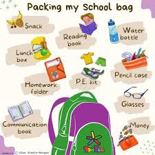 BAGS AND SCHOOL NEEDS