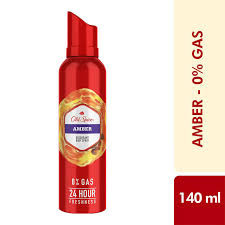 OLD SPICE AMBER DEO BODY SPRAY 140ML