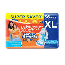 WHISPER CHOICE XL 36PADS