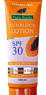 PURE ROOTS SUNBLOCK LOTION SPF30 100 ML